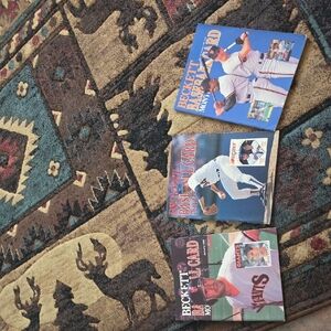 Beckett Baseball Card Monthly Magazines - Blue, Red, Green Covers